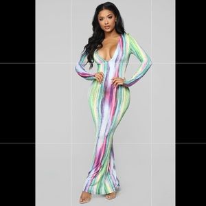 Paint Me a Portrait Maxi Dress